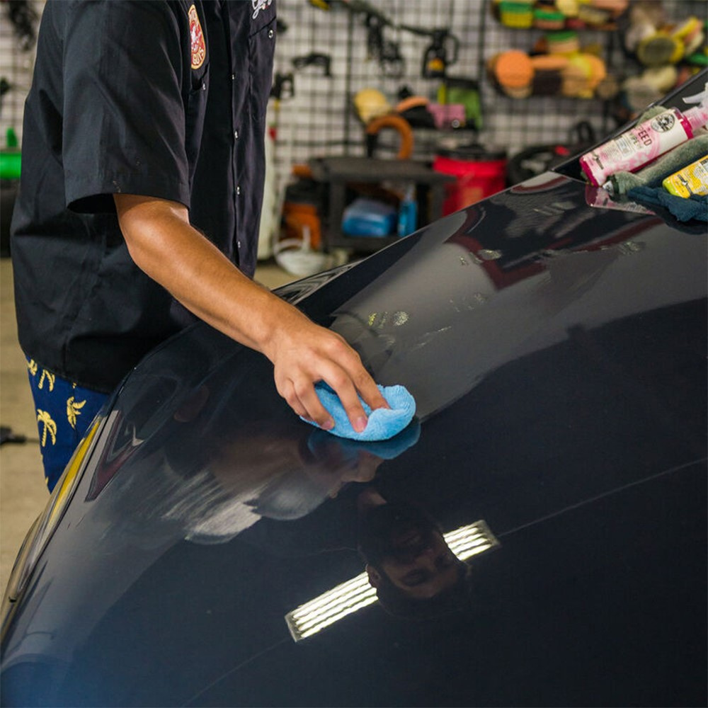 Chemical Guys Premium Grade Microfiber Applicators 2-pack, blå