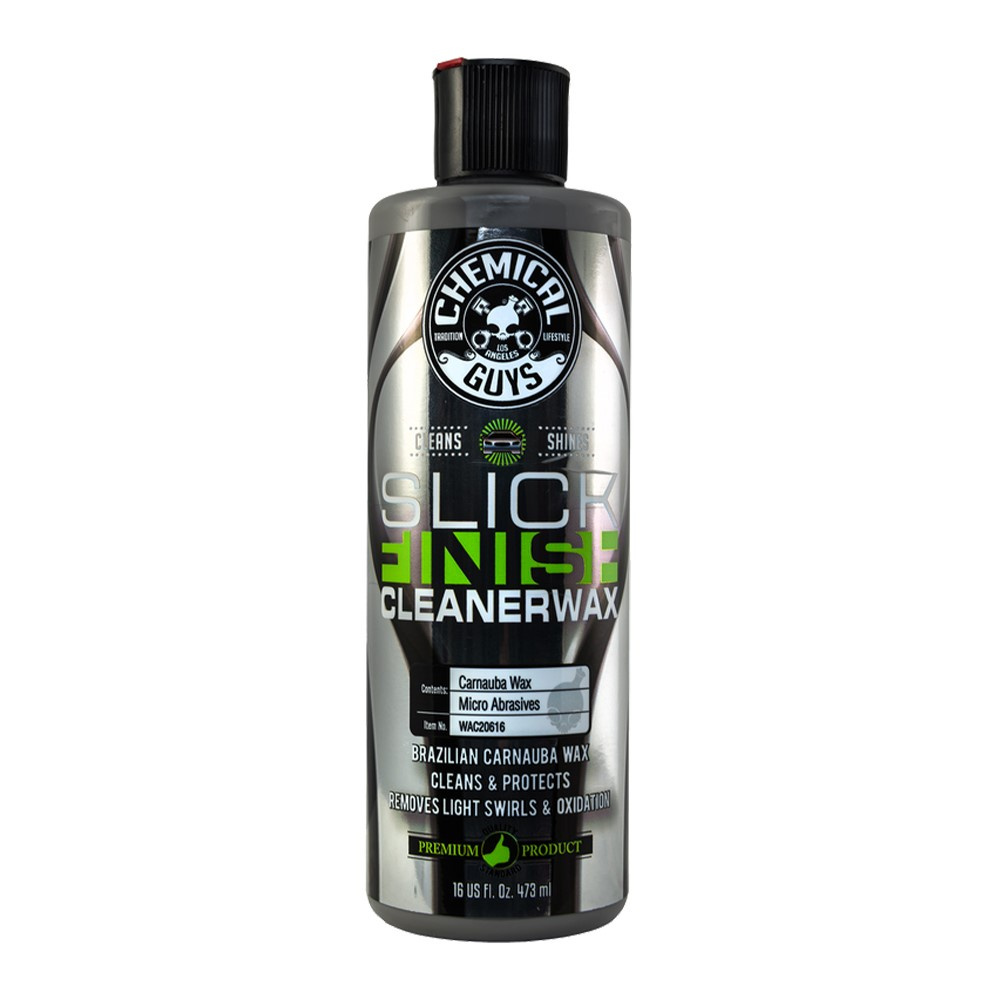 Chemical Guys Slick Finish Cleaner Wax djuprengörande bilvax, 473 ml