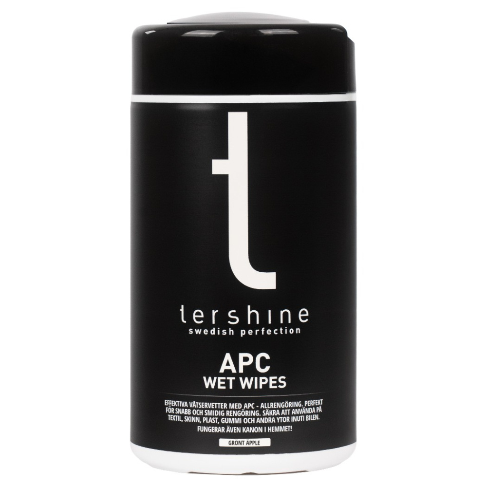Tershine APC - Wet Wipes allrengöring, vihreä omena