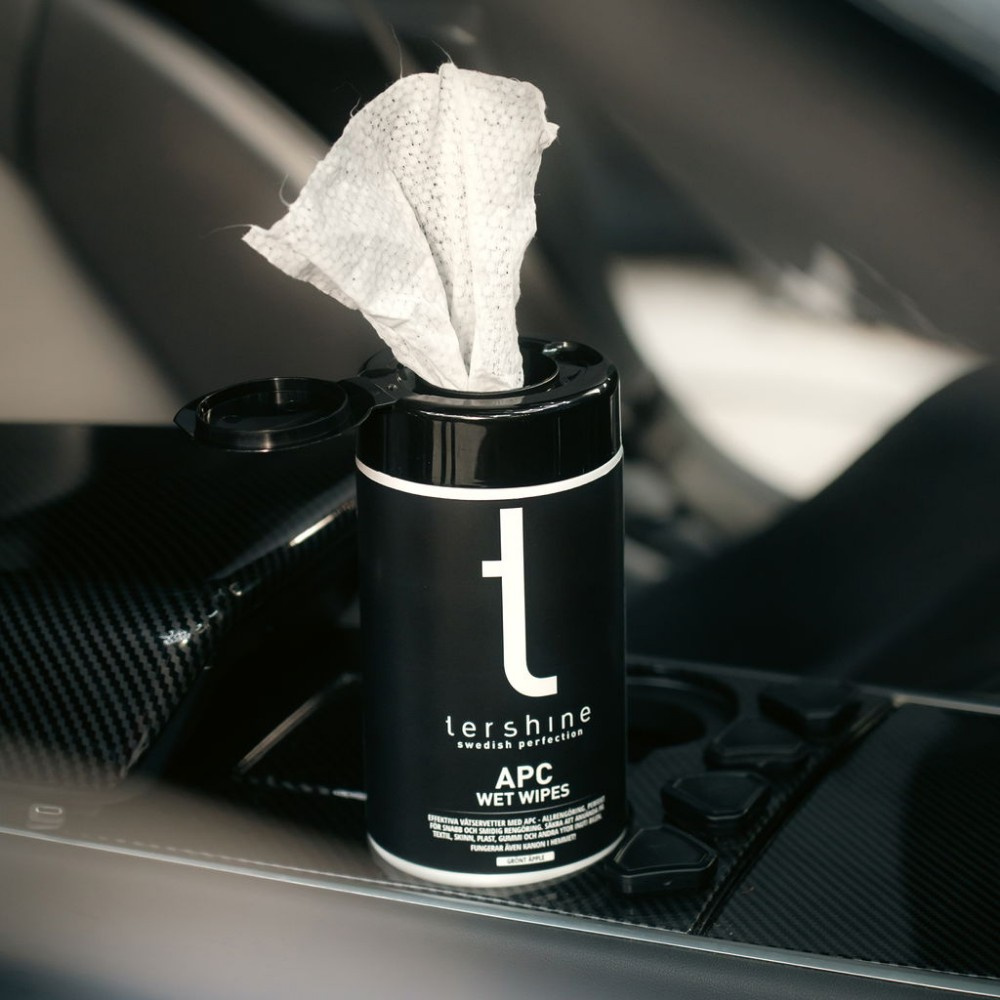 Tershine APC - Wet Wipes allrengöring, vihreä omena