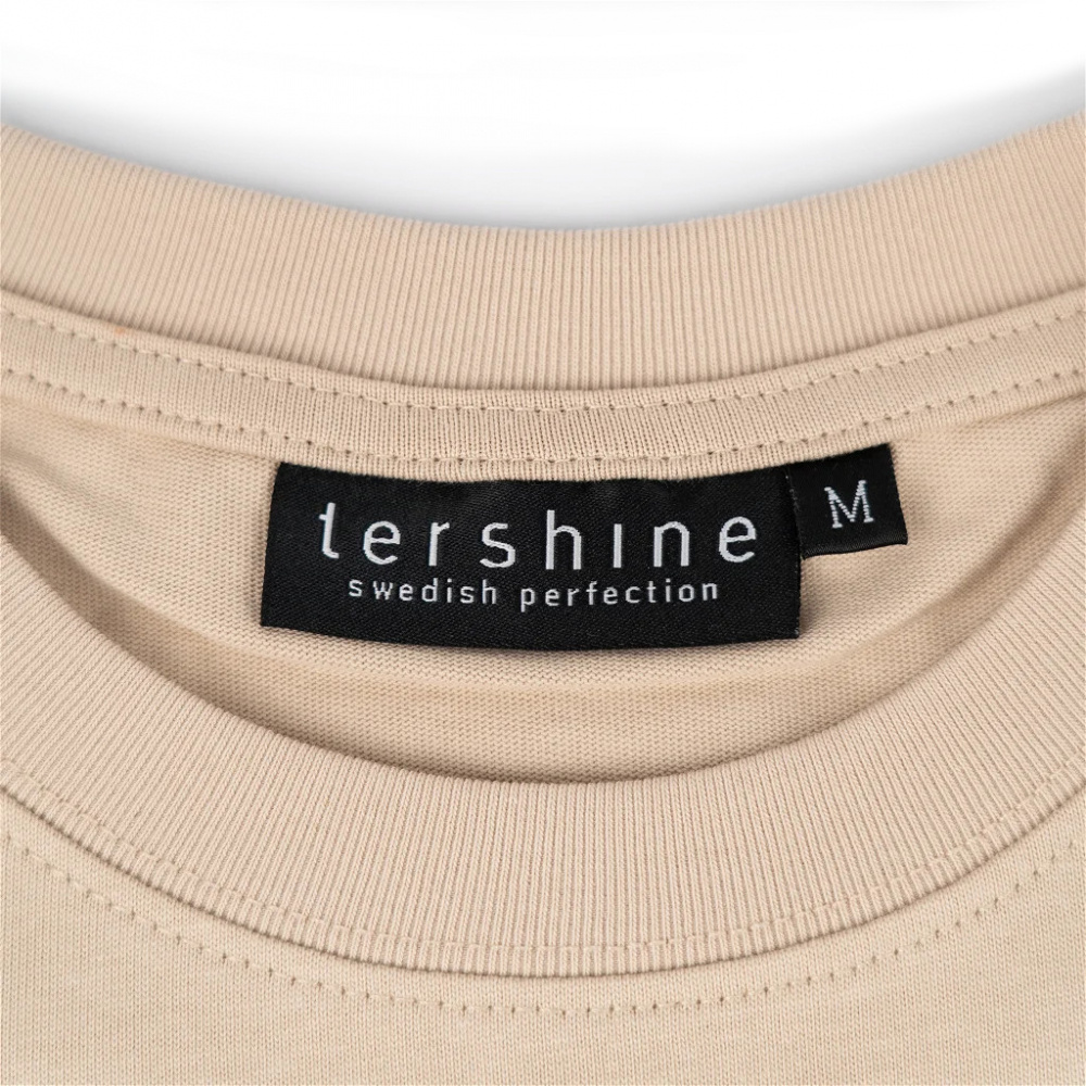 Tershine Yli suuri T-paita, beige, X-large