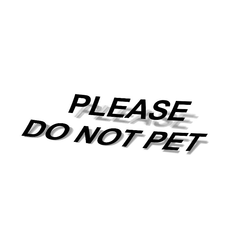 Tershine Dekal - Please Do Not Pet, musta