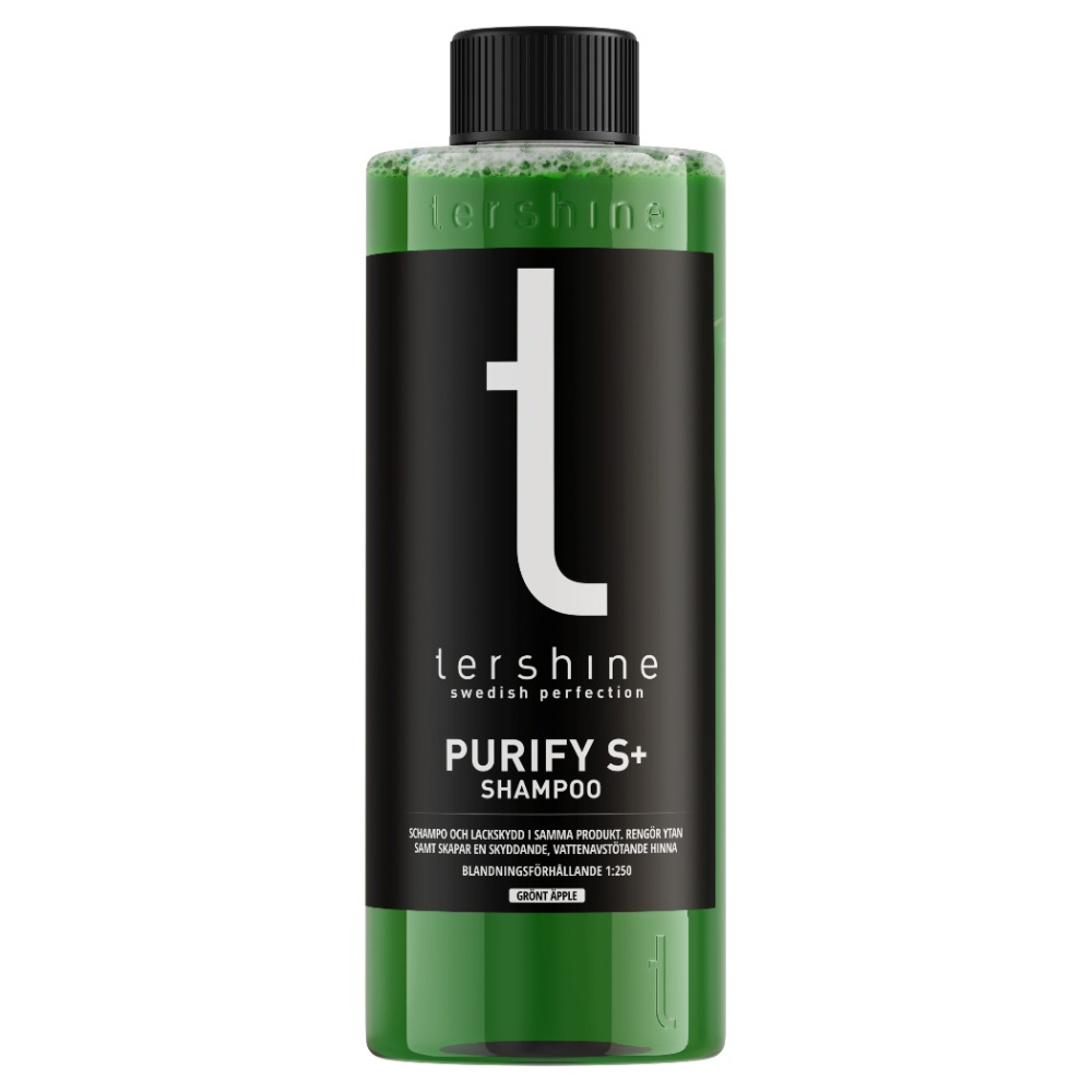 Tershine Purify S+ - Shampoo, keraaminen shampoo lakkasuojalla, 500 ml