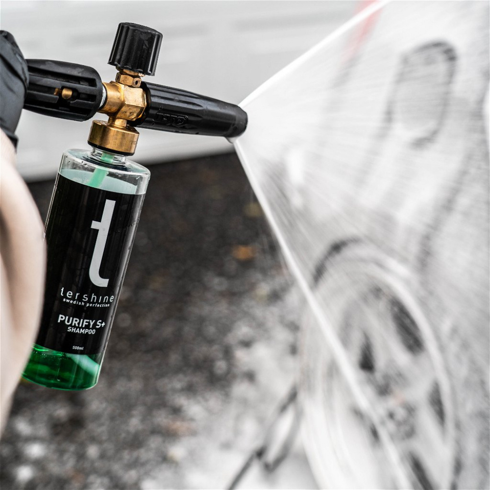 Tershine Purify S+ - Shampoo, keraaminen shampoo lakkasuojalla, 500 ml