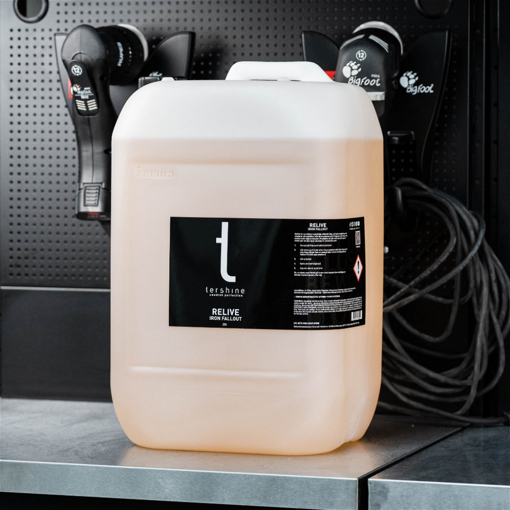 Tershine Relive - Rautapoistaja, lentopurkuainetta, 25 L