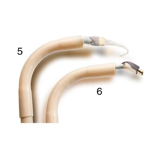 Supra HDMI Install Kit MET-B / BRAID, kulmikas suojakotelo ja kaapeliholkki