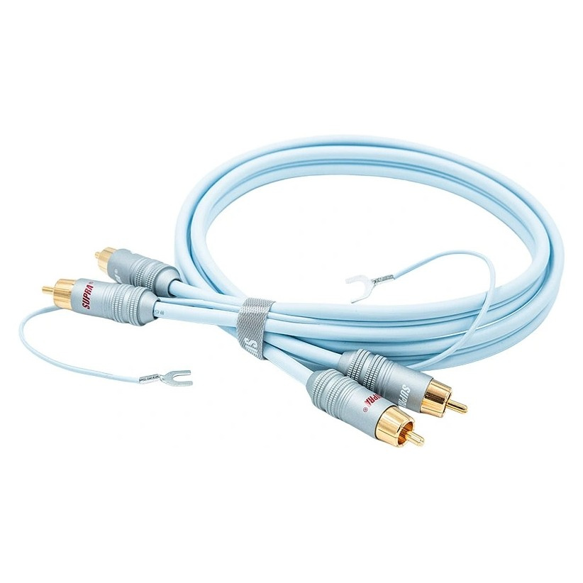 Supra Phono 2RCA-SC levysoittimen signaalikaapeli, 0.7 meter