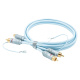 Supra Phono 2RCA-SC levysoittimen signaalikaapeli, 0.7 meter Supra Phono 2RCA-SC levysoittimen signaalikaapeli, 0.7 meter