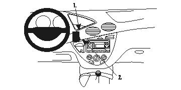 Brodit Vahvistettu ProClip, Ford Focus 99-04