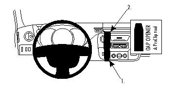 Brodit Vahvistettu ProClip, Nissan/Opel/Renault