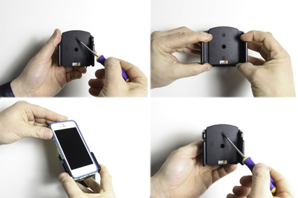 Brodit Passiivinen pidike pallonivelen kanssa, Apple iPhone 12 Mini/13 Mini/5/5C/5S/SE