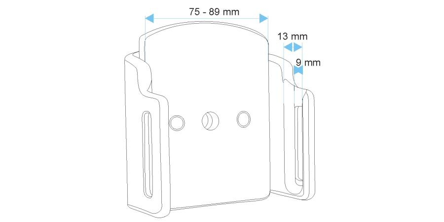 Mobilhållare iPhone 6/7/8/X För Skal
