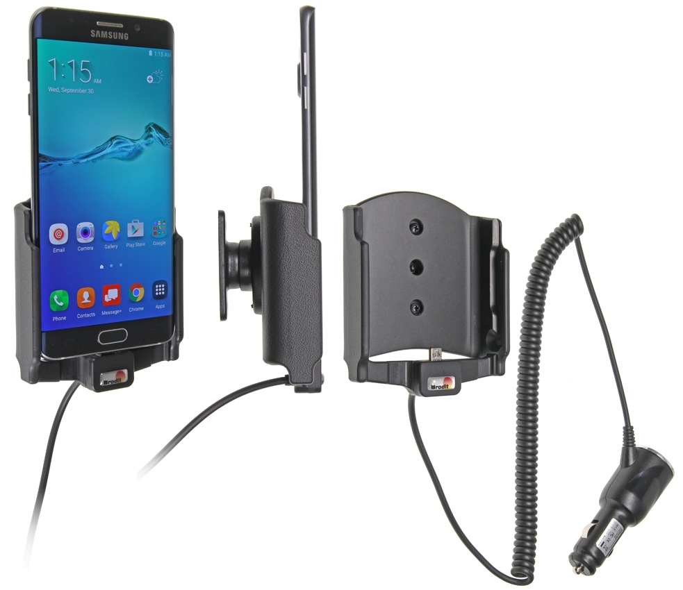 Brodit Aktiivinen pidike tupakansytyttimellä, Samsung Galaxy S6 edge+ 