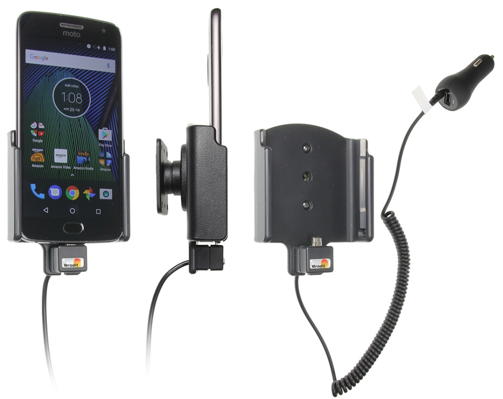 Brodit aktiivinen pidike tupakansytyttimellä, Motorola Moto G5 Plus 