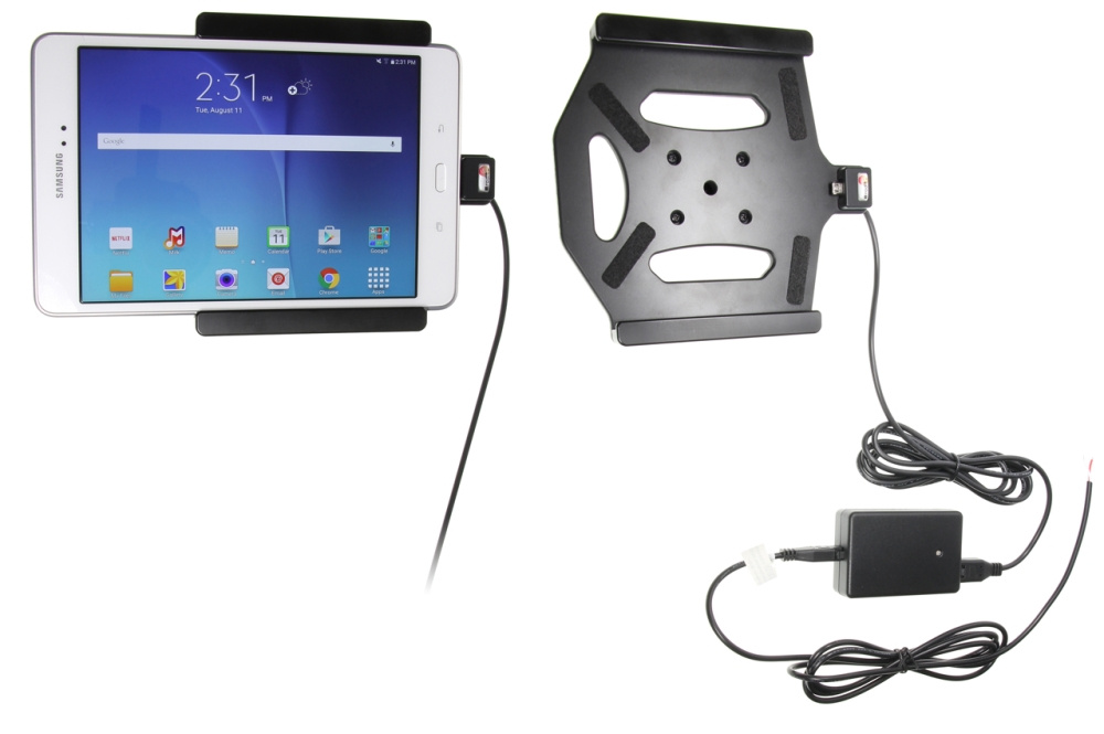 Brodit Aktiv-teline pysyvään asennukseen, Samsung Galaxy Tab A 8.0 (2015) SM-T350 