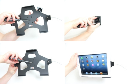 Brodit Kiinnike kaapeliliitäntään, Apple iPad 4th Gen (A1458, A1459, A1460)/With Retina (Lightning Connector)