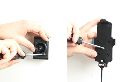 Brodit aktiivinen pidike USB-kaapelilla ja tupakansytyttimen adapterilla, Apple iPhone 5/5C/5S/SE