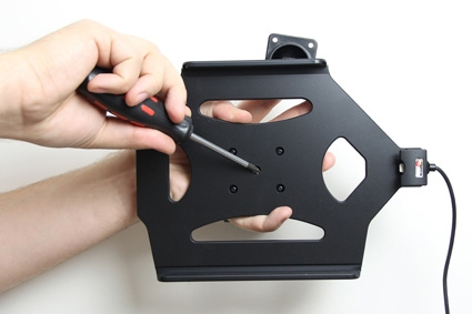 Brodit Aktiv-teline USB-kaapelilla ja tupakansytyttimen adapterilla, Apple iPad 5th Gen (A1822, A1823)/9.7 6th Gen (A1893, A1954)/9.7 New/Air (A1474, A1475, A1476)