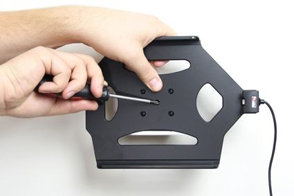 Brodit Aktiv-teline USB-kaapelilla ja tupakansytyttimen adapterilla, Apple iPad 5th Gen (A1822, A1823)/9.7 6th Gen (A1893, A1954)/9.7 New/Air (A1474, A1475, A1476)