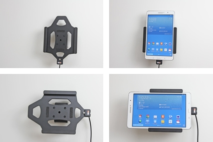 Brodit aktiivinen pidike USB-kaapelilla ja tupakansytyttimen adapterilla, Samsung Galaxy Tab PRO 8.4 SM-T320/SM-T325