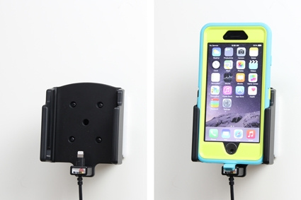 Brodit aktiivinen pidike USB-kaapelilla ja tupakansytytinadapterilla, Apple iPhone 6/6S