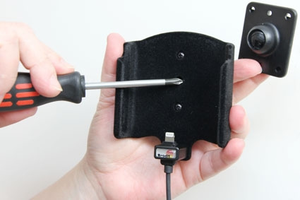 Brodit aktiivinen pidike USB-kaapelilla ja tupakansytyttimen adapterilla, Apple iPhone 6S Plus/7 Plus/8 Plus/Xs Max