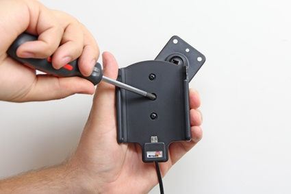 Brodit Aktiivinen pidike USB-kaapelilla ja tupakansytyttimen adapterilla, Samsung Galaxy A3 (2016) 