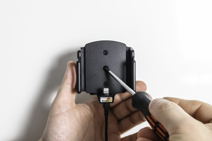 Brodit Aktiv-teline pysäköityyn asennukseen, Apple iPhone 12 Mini/13 Mini/5/5C/5S/SE