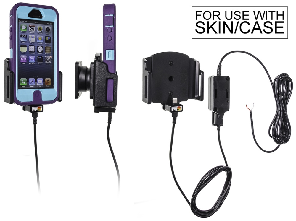 Brodit Aktiv-teline pysyvään asennukseen, Apple iPhone 5/5C/5S/SE