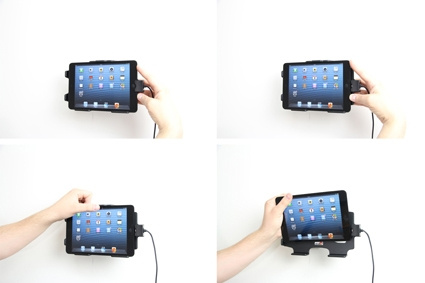 Brodit Aktiv-teline pysäköityyn asennukseen, Apple iPad Mini (A1432, A1454, A1455) 