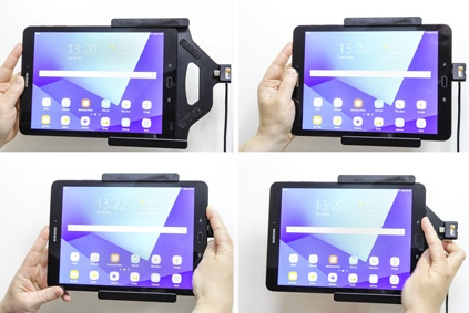 Brodit Aktiv-teline pysäköityyn asennukseen, Samsung Galaxy Tab S3 9.7 SM-T820/SM-T825 