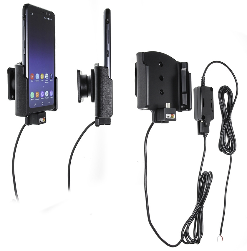 Brodit Aktiv-teline pysäköityyn asennukseen, Samsung Galaxy S8 Active 