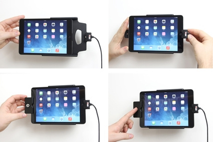 Brodit Kiinnike avaimenlukolla, Apple iPad Mini 2 (A1489, A1490, A1491)/3 (A1599, A1600)/Retina