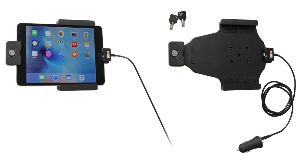 Brodit Kiinnike avaimenlukolla, Apple iPad Mini 2019/4 (A1538, A1550)/5th Gen (A2124, A2125, A2126, A2133)