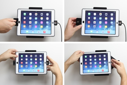 Brodit Teline avainlukolla, Apple iPad 5th Gen (A1822, A1823)/9.7 6th Gen (A1893, A1954)/9.7 New/Air (A1474, A1475, A1476)