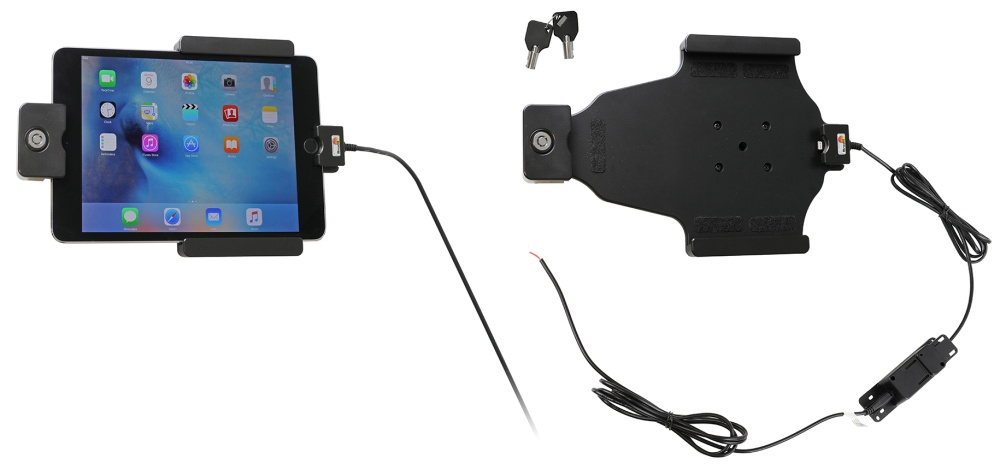 Brodit Kiinnike avainlukolla, Apple iPad Mini 2019/4 (A1538, A1550)/5th Gen (A2124, A2125, A2126, A2133)