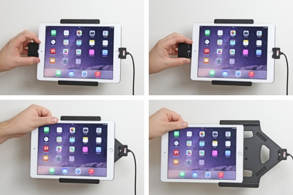 Brodit Kiinnike jousilukituksella, Apple iPad Air 2 (A1566, A1567)/Pro 9.7 (A1673, A1674, A1675)