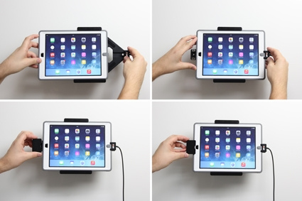 Brodit Kiinnike jousilukituksella, Apple iPad 5th Gen (A1822, A1823)/9.7 6th Gen (A1893, A1954)/9.7 New/Air (A1474, A1475, A1476)