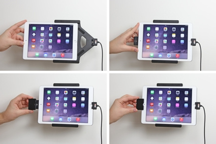 Brodit Kiinnike jousilukituksella, Apple iPad Air 2 (A1566, A1567)/Pro 9.7 (A1673, A1674, A1675)