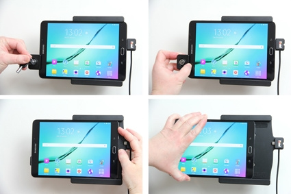 Brodit Kiinnike avaimenlukolla, Samsung Galaxy Tab S2 8.0 SM-T713 /SM-T719 