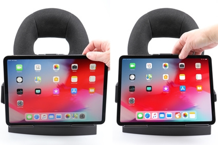 Brodit Passiivinen pidike pallonivelellä, Apple iPad Air 11 (A2902, A2903, A2904)/Air 11 2025 M3 (A3266, A3267, A2370)/Air 4th Gen (A2072, A2316, A2324, A2325)/Air 5th Gen (A2588, A2589, A2591)/Pro 11 2018 (A1980, A2013, A1934, A1979)/Pro 11 2020 2nd Gene