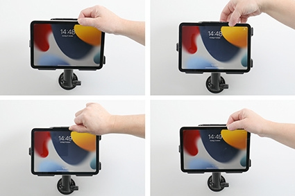 Brodit Passiivinen pidike pallonivelellä, Apple iPad Mini 6th Gen (A2567, A2568, A2569)/7th Gen 2024 (A2995, A2996)