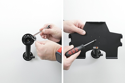 Brodit Passiivinen pidike pallonivelen kanssa, Apple iPad 10th Gen (A2696, A2757, A2777)/2025 A16 (A3354, A3355, A3356)