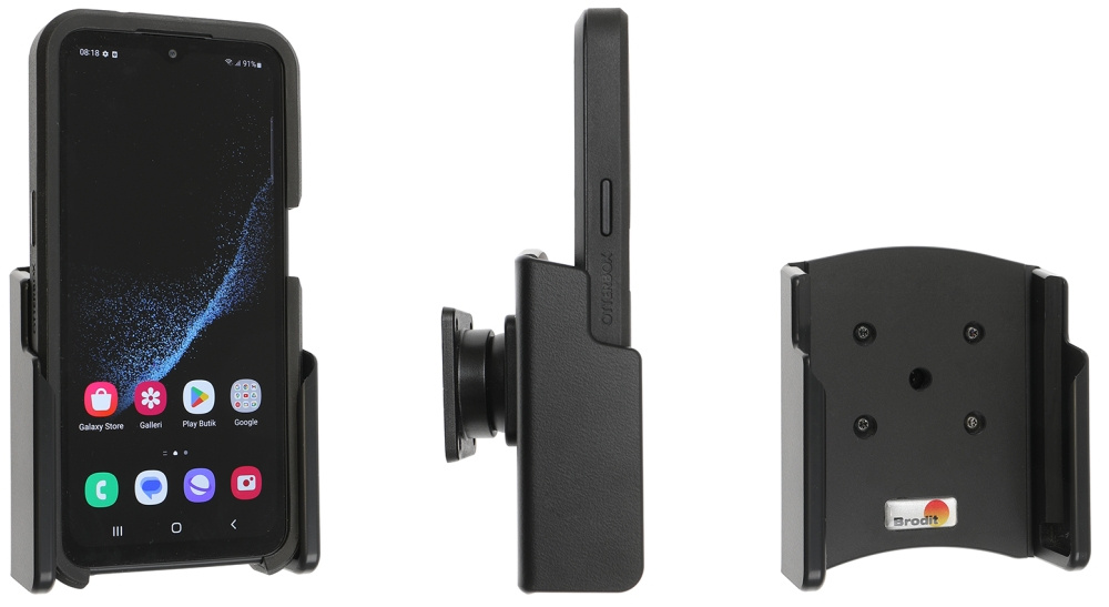 Brodit Passiivinen pidike pallonivelellä, Samsung Galaxy Xcover 6 Pro 