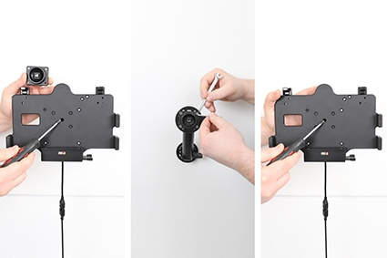 Brodit Aktiv pidike tupakansytyttimellä, Samsung Galaxy Tab Active 3 SM-T570/SM-T575/5 SM-X300/SM-X306B