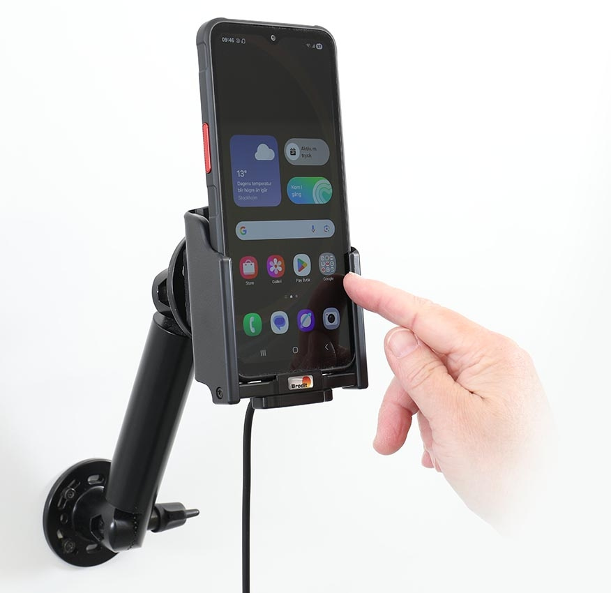 Brodit Aktiivipidike tupakansytytinliitännällä, Samsung Galaxy XCover 7 Pro SM-G766