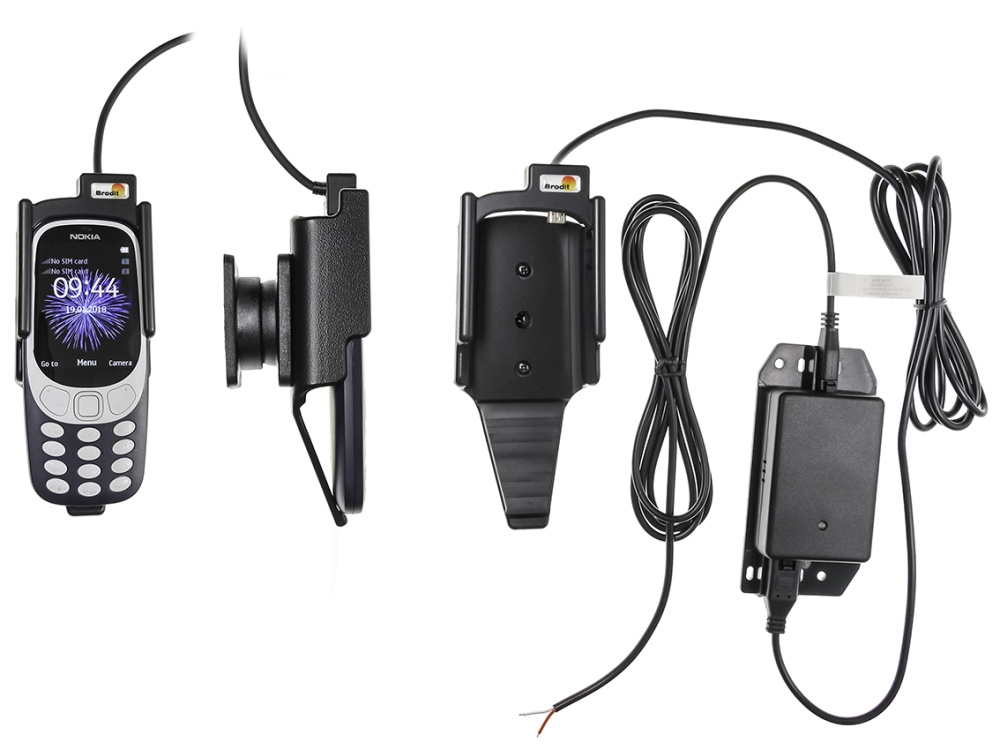 Brodit Aktiivinen pidike kiinteään asennukseen, Nokia 3310 (2017) 