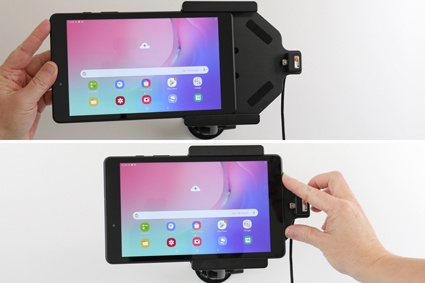 Brodit Aktiivinen pidike pysyvään asennukseen, Samsung Galaxy Tab A 8.0 (2019 SM-T290/SM-T295) 