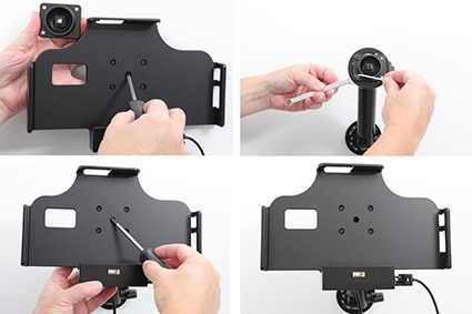 Brodit Aktiv-teline pysyvään asennukseen, Samsung Galaxy Tab Active 2 SM-T390/SM-T395/3 SM-T570/SM-T575