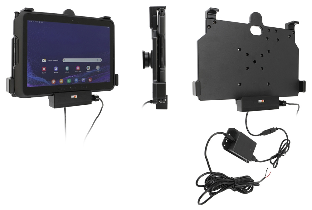 Brodit Aktiivinen pidike pysyvään asennukseen, Samsung Galaxy Tab Active 5 Pro SM-X356B 